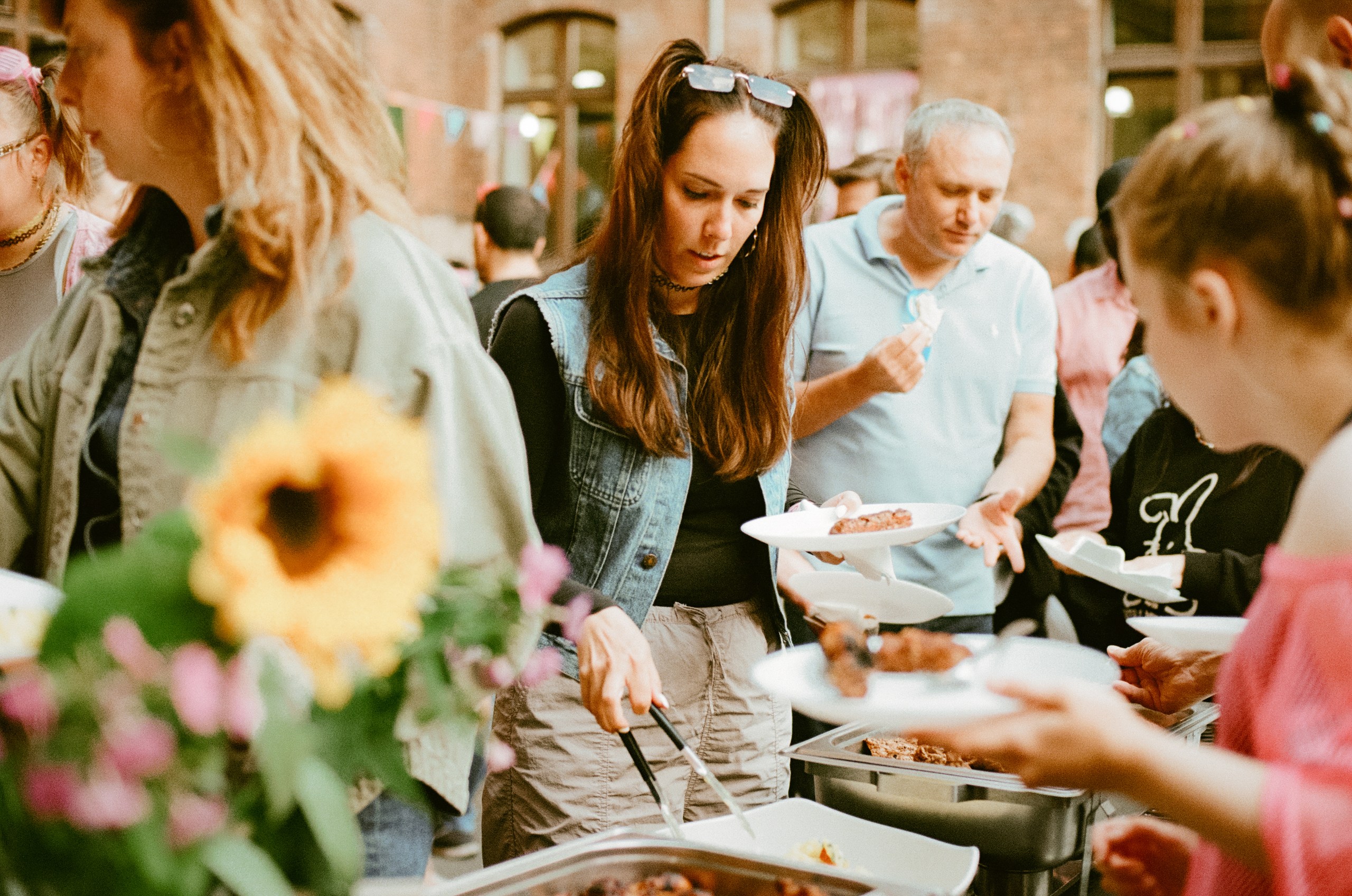 Food spread at the AVOW 90s Summer Party 2024